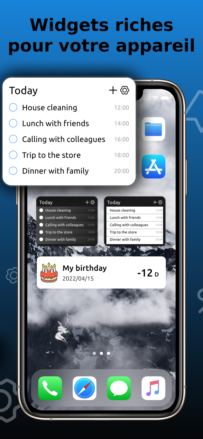 Alarme de Rappel Planificateur