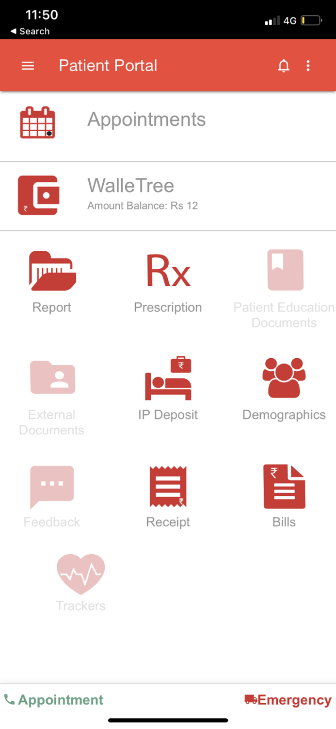 Patient Portal Rajagiri