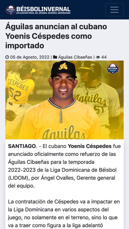 Béisbol Invernal screenshot-4