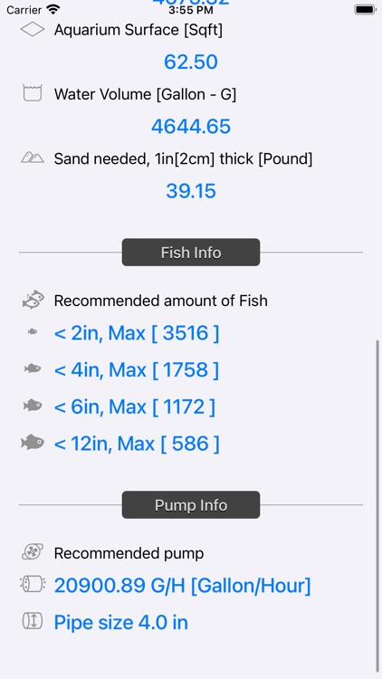 Aquarium Calculator Plus screenshot-9