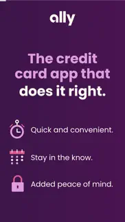ally credit card iphone screenshot 1