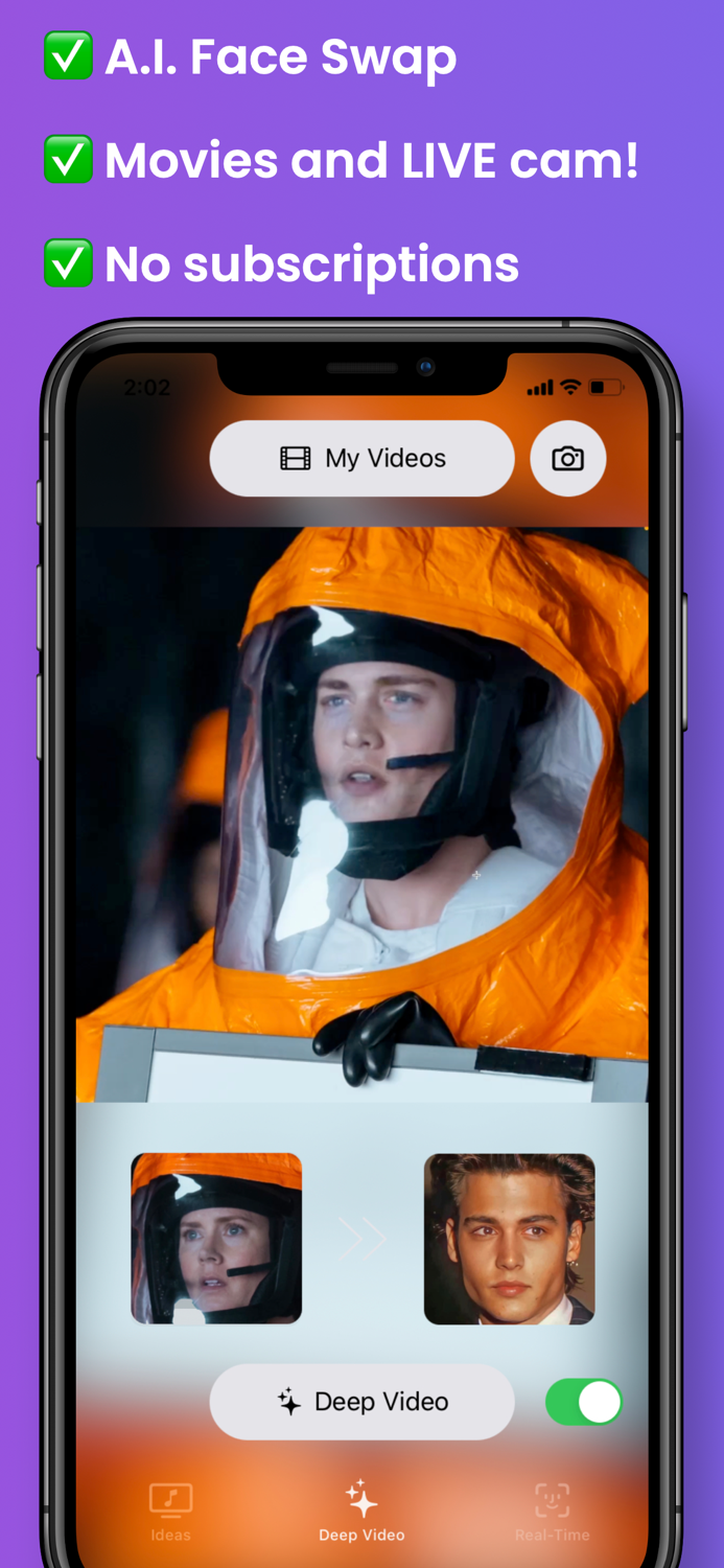 Real Deep Real Time Deep Fake