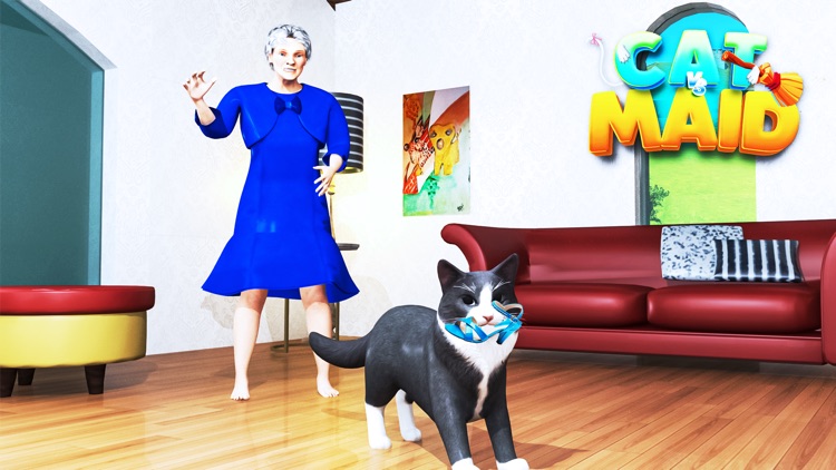 Cat and Maid 3 Prank Cat Game