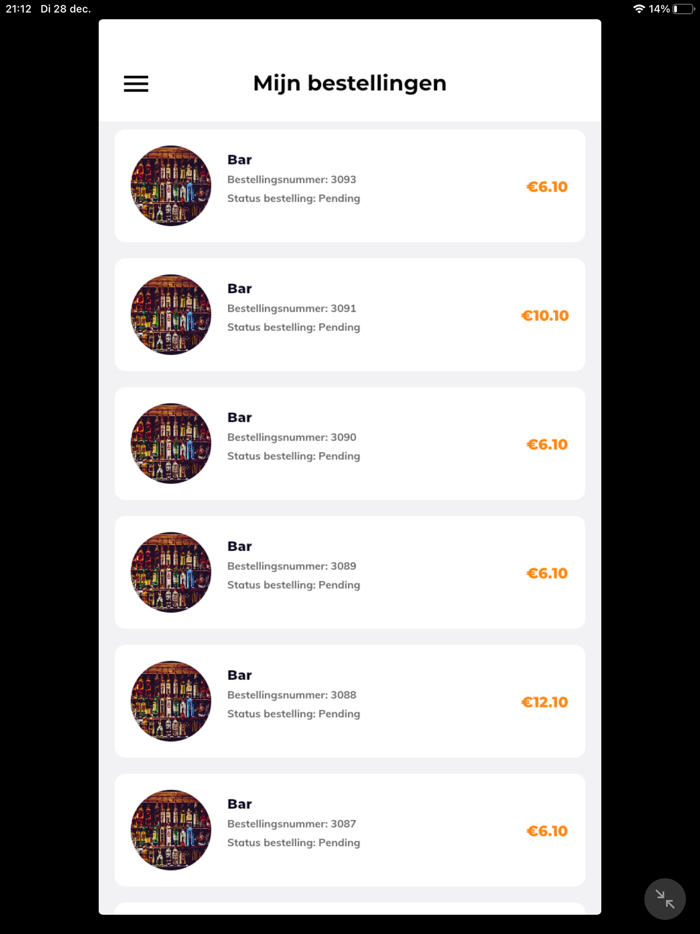 Goodzrun-Online eten bestellen