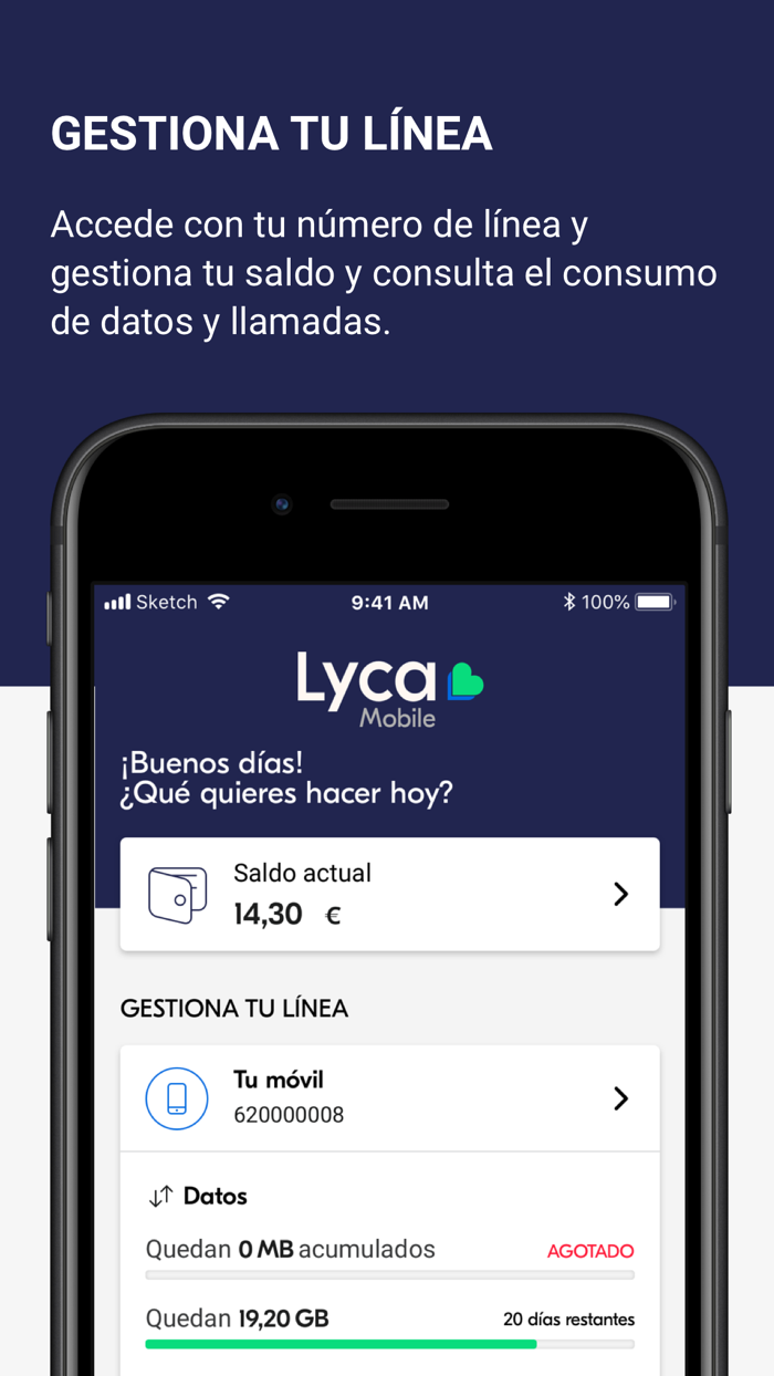 Mi Lyca - Customer area