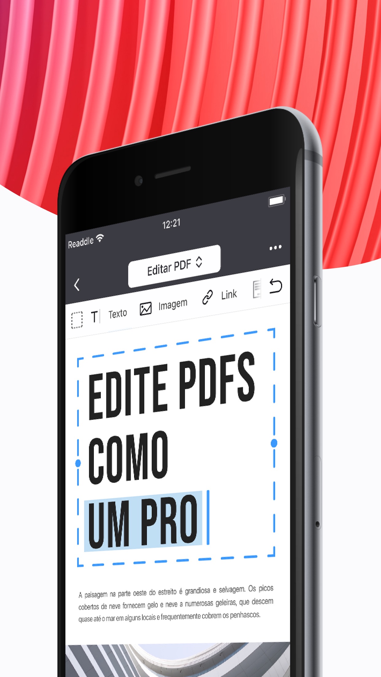 Screenshot do app PDF Expert: editar e anotar