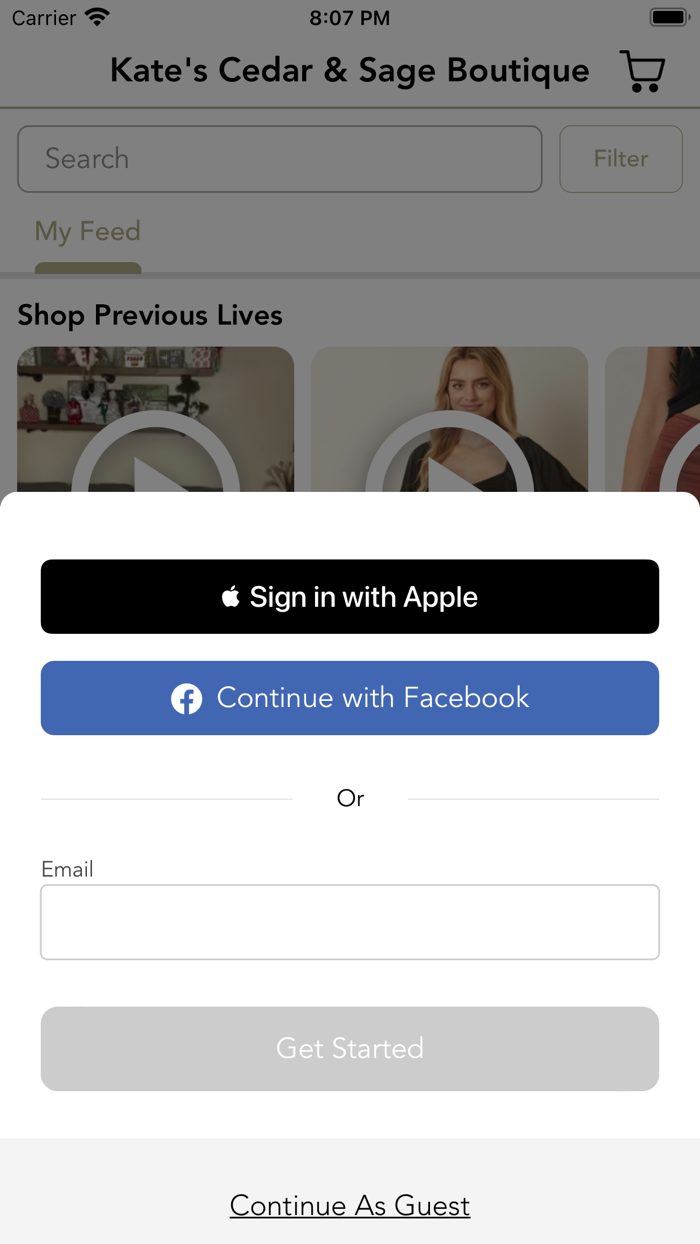 Kates Cedar  Sage Boutique