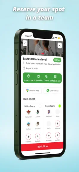 Game screenshot Lineup - Find People for Sport apk