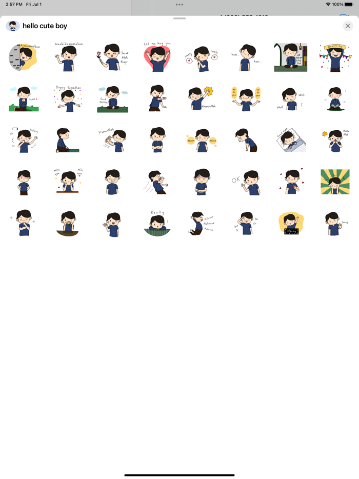 hello cute boy
