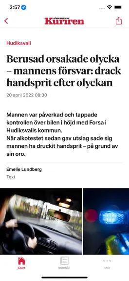 Game screenshot Söderhamns-Kuriren Nyhetsapp apk