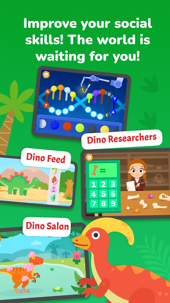 Dino Preschool learn abc  123