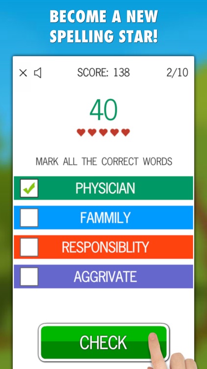 Spelling Check Game