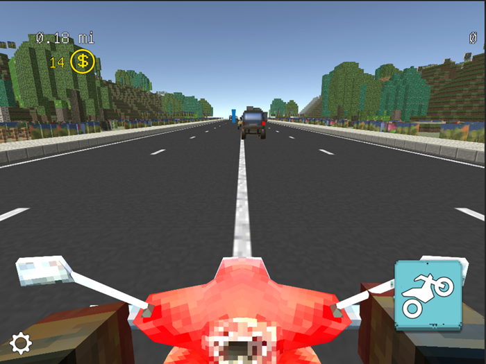 Bike Rider - Craft Game