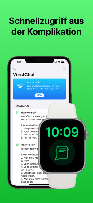 ‎WristChat - App für WhatsApp Screenshot