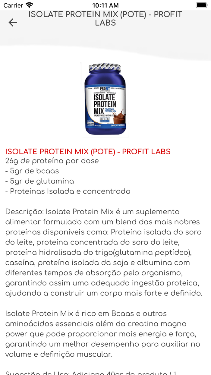 Zero1 Suplementos Delivery