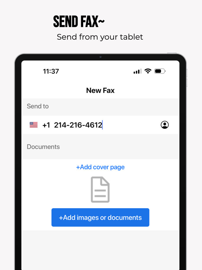 Send Fax From Phone  ad FREE