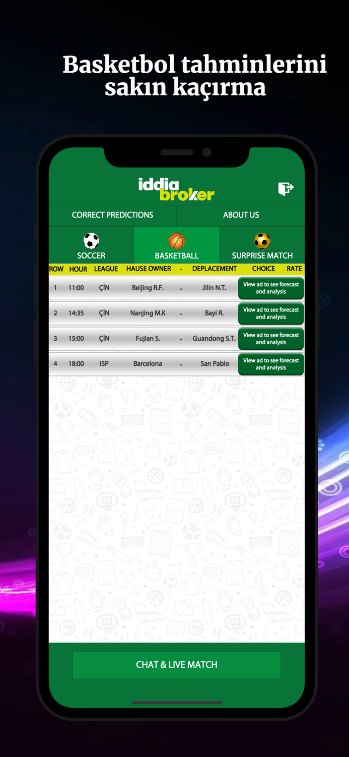 iddia Broker - Maç Analizi