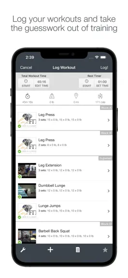 Game screenshot LuxFit Training apk