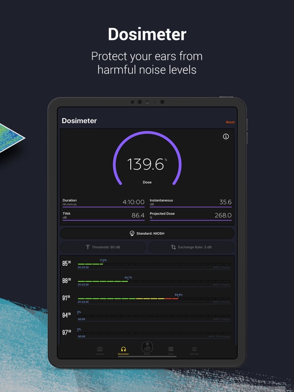 Decibel X:dB Sound Level Meter screenshot 3