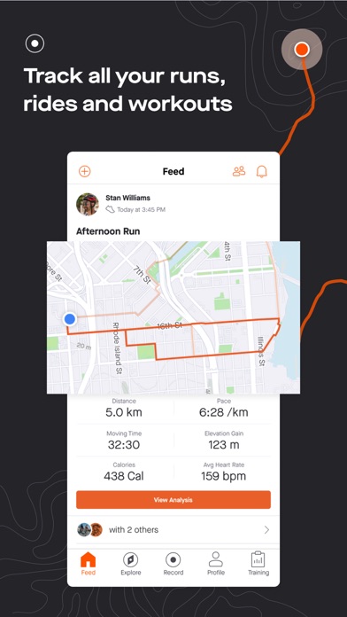 Strava Running and Cycling GPS screenshot