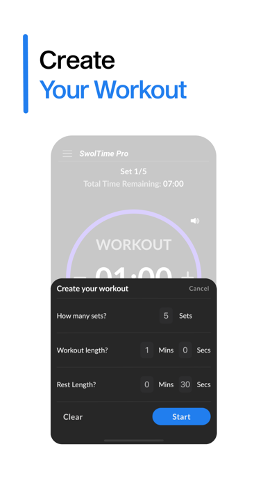 SwolTime - Workout Timerのおすすめ画像2