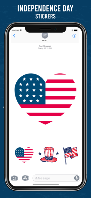 4th of July Wishes Stickers(圖3)-速報App