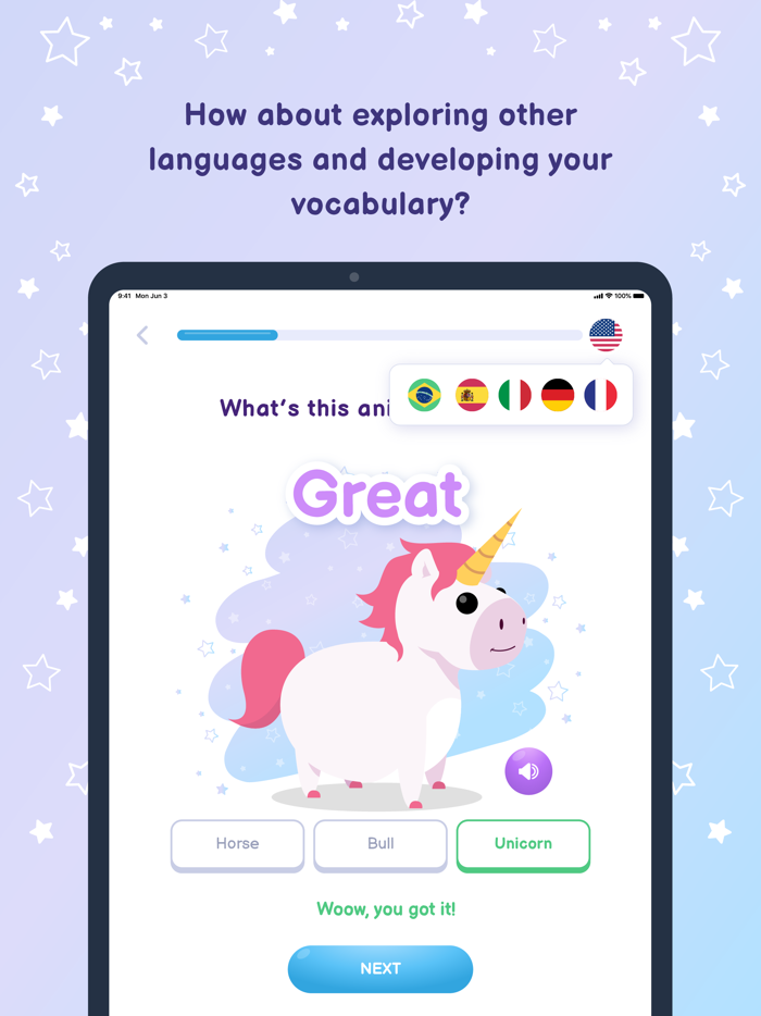 Pierrot Learn animal names
