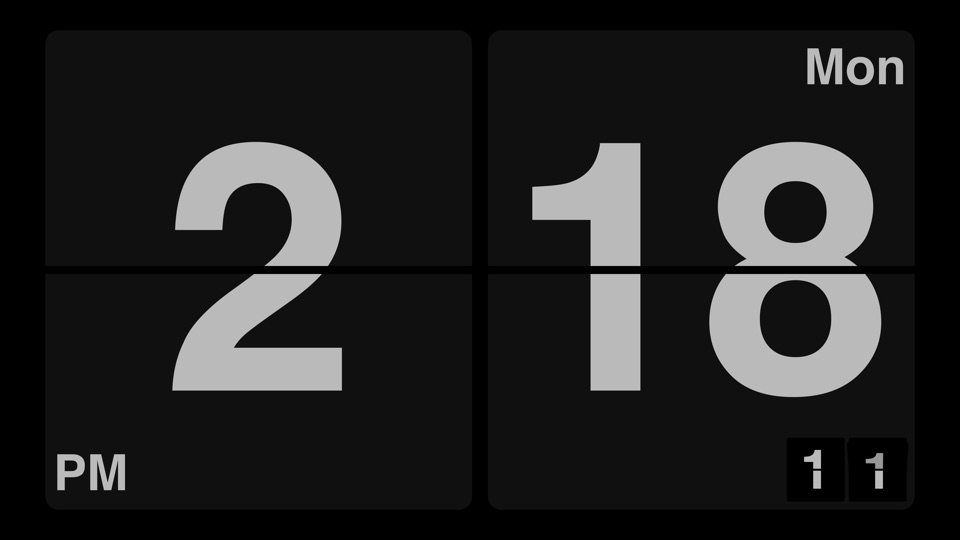 Zen Flip Clock for TV App Price Drops