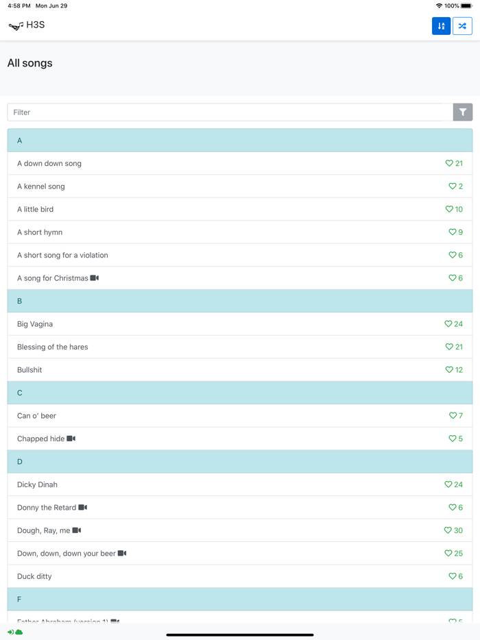 Hash House Harriers Songbook