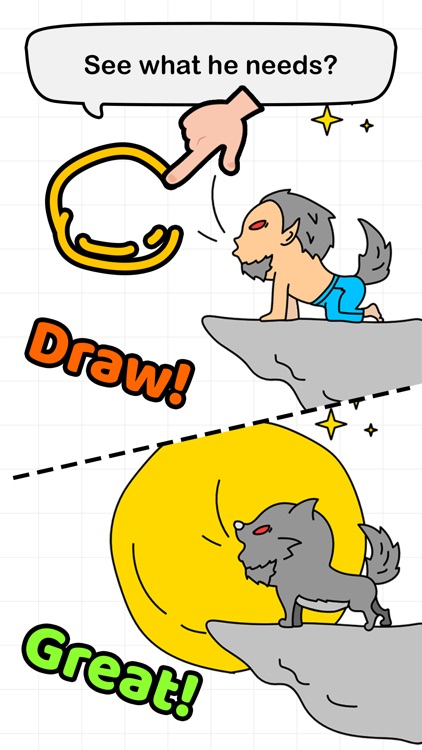 Brain Draw - Draw one part