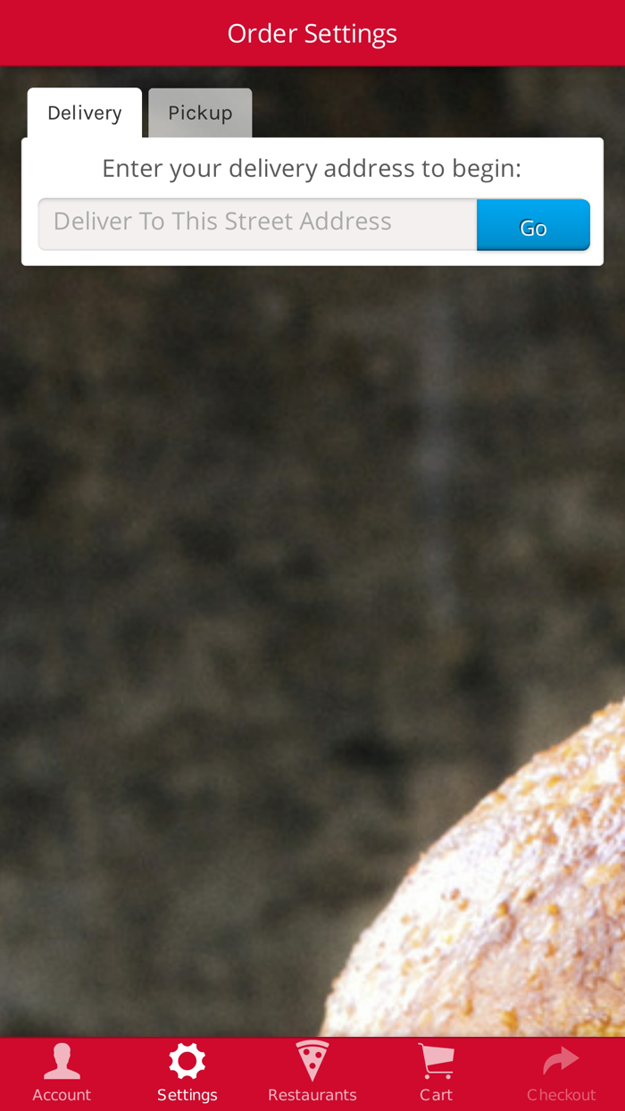 Mountain Zoom Food Delivery