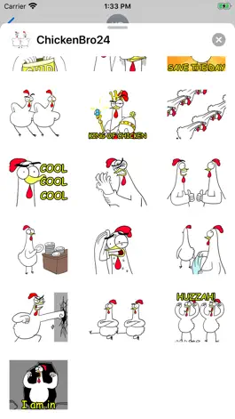 Game screenshot Chicken Bro 24 Sticker Pack mod apk