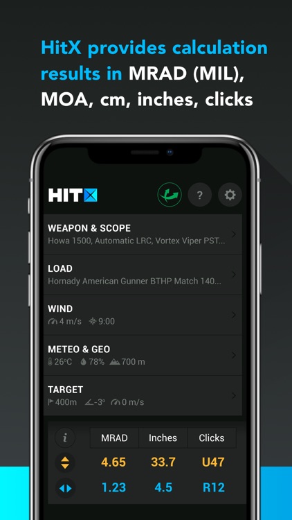 Ballistic Calculator HitX screenshot-4