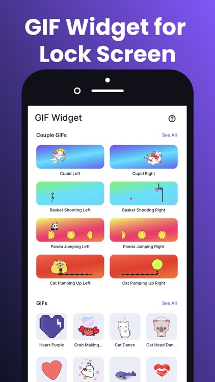 GIF Widget for Lock Screen