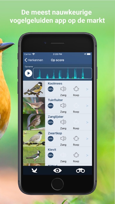 How to cancel & delete Bird Song Id Netherlands - Automatic Recognition from iphone & ipad 3