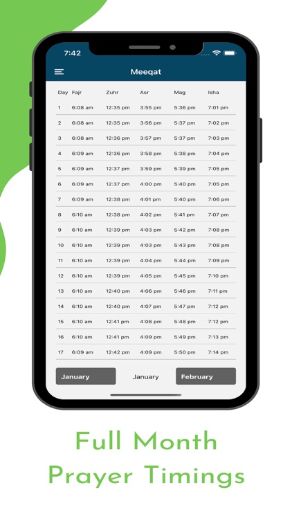 JK Meeqat - Prayer timinng App