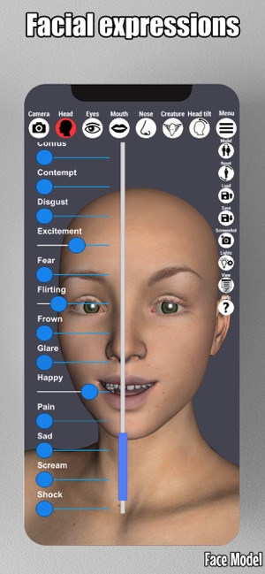 Face Model -posable human head(圖5)-速報App