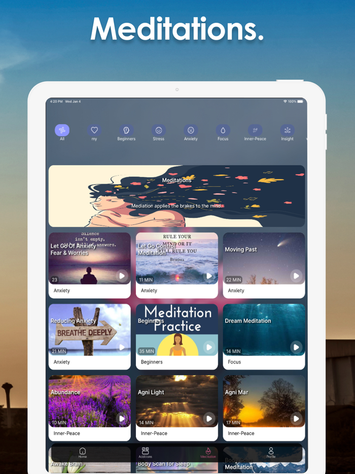 Calming Meditation still Sleep