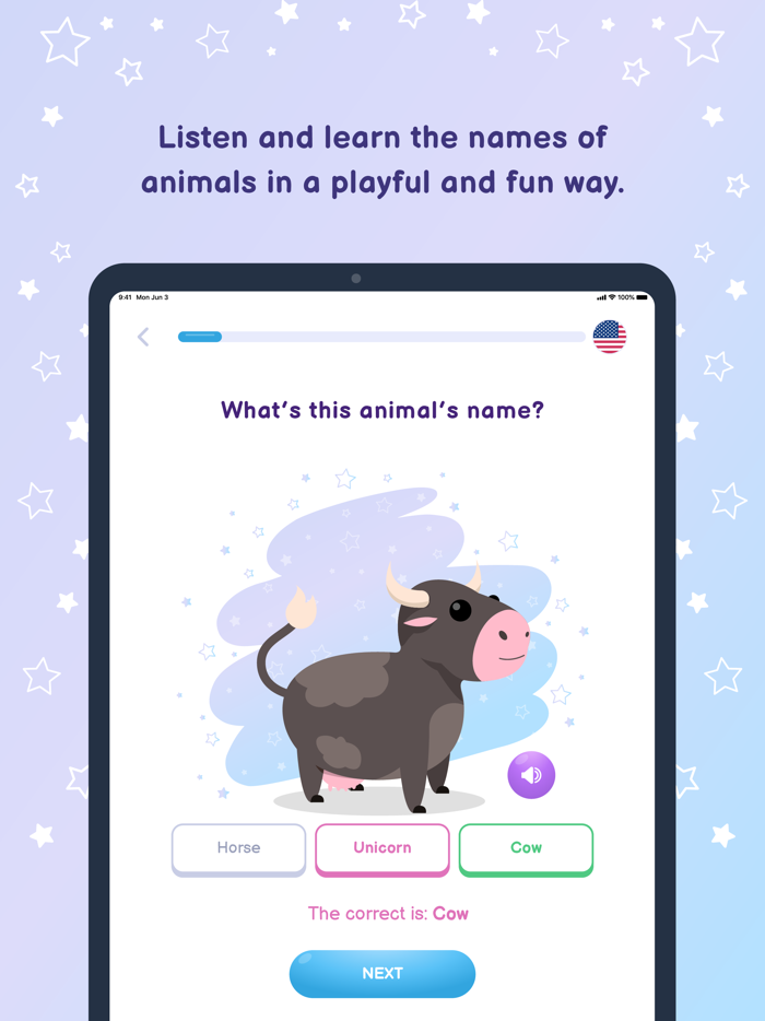 Pierrot Learn animal names