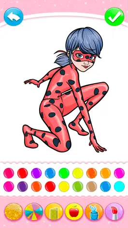 Game screenshot Ladybug Coloring and Dress up apk