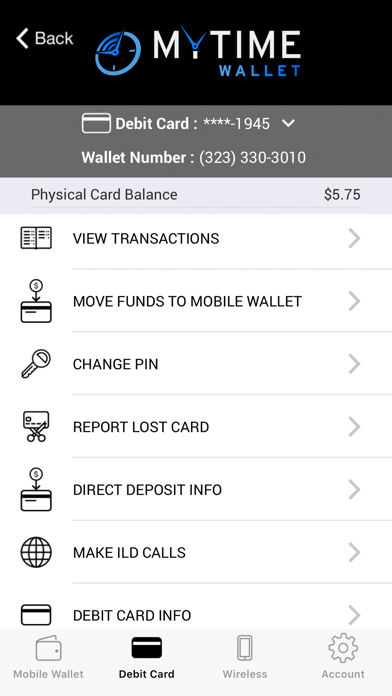 MyTime Wallet screenshot 3