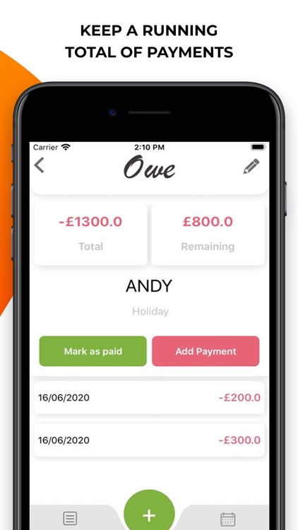 Owe: Debt Tracker & Planner screenshot-4