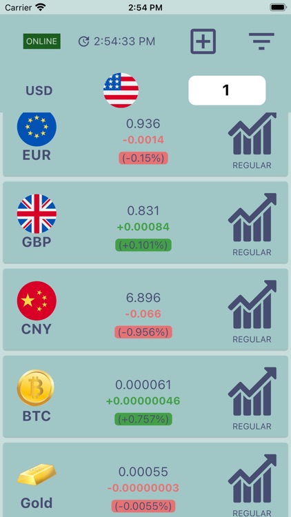 Currency Converter track mode screenshot-5