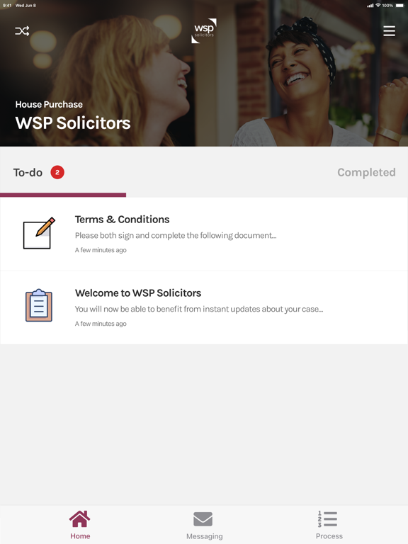 WSP Solicitors screenshot 2