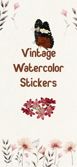 Game screenshot Vintage Watercolor Stickers mod apk