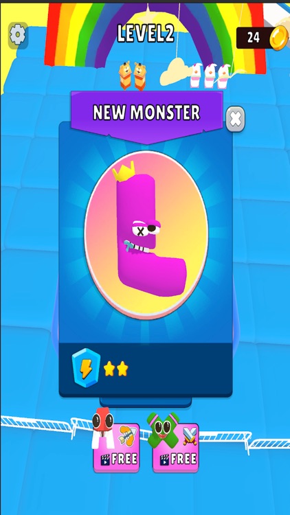 Merge Alphabet Choo Choo Fight screenshot-3