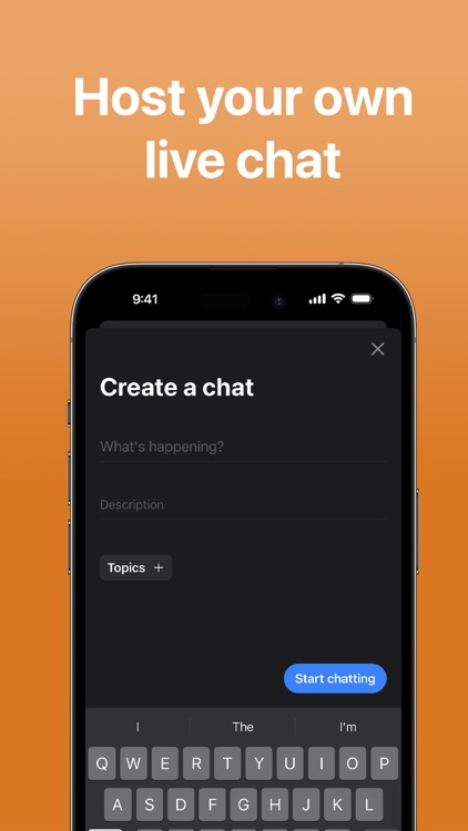 Chatter - Live chats for all