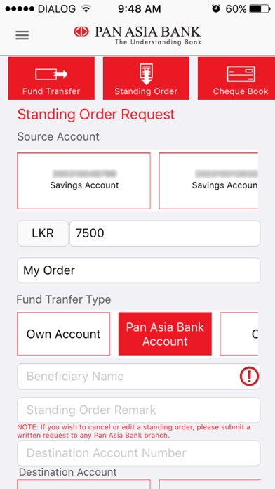 How to cancel & delete Pan Asia Bank from iphone & ipad 4