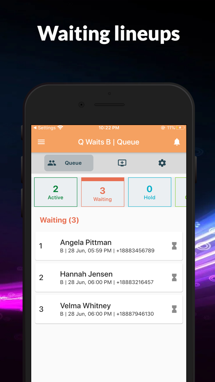 Q Waits B virtual queue mgmt