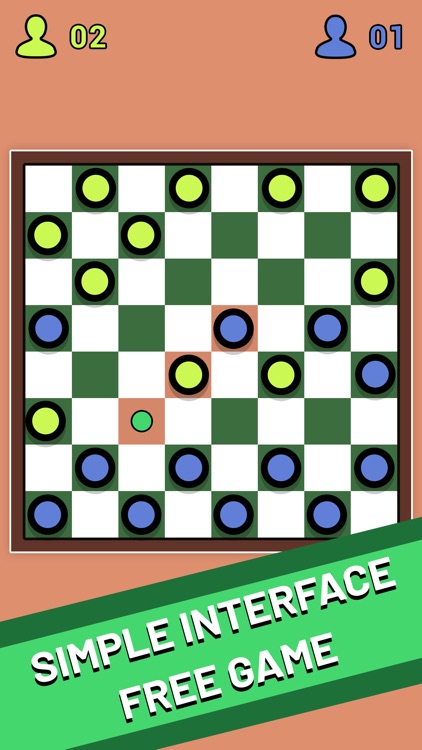 American Checkers Board game